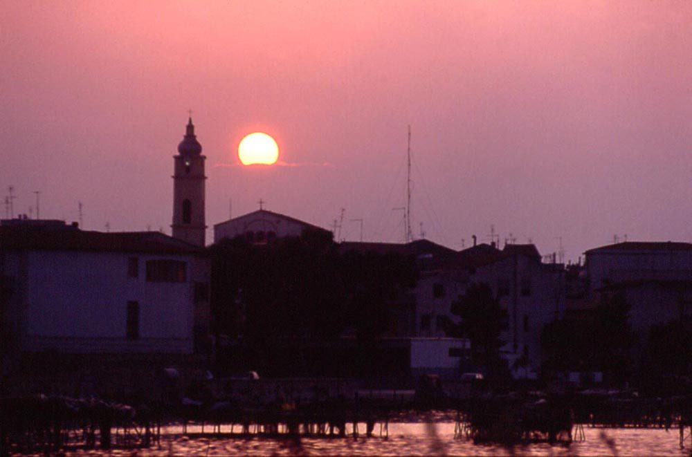 Tramonto sulla Cattedrale di Lesina